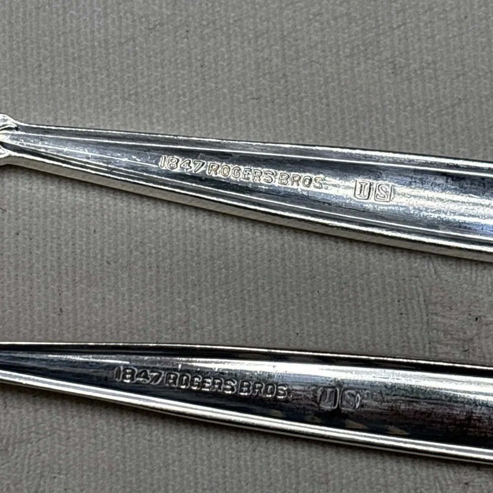 1965 GARLAND 1847 Rogers Bros IS Fork Spoon Lot Silver Plate Flatware